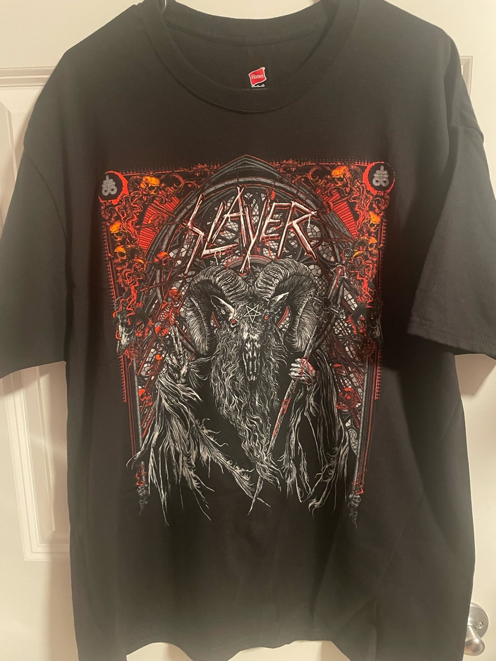 Slayer band tour t-shirt
